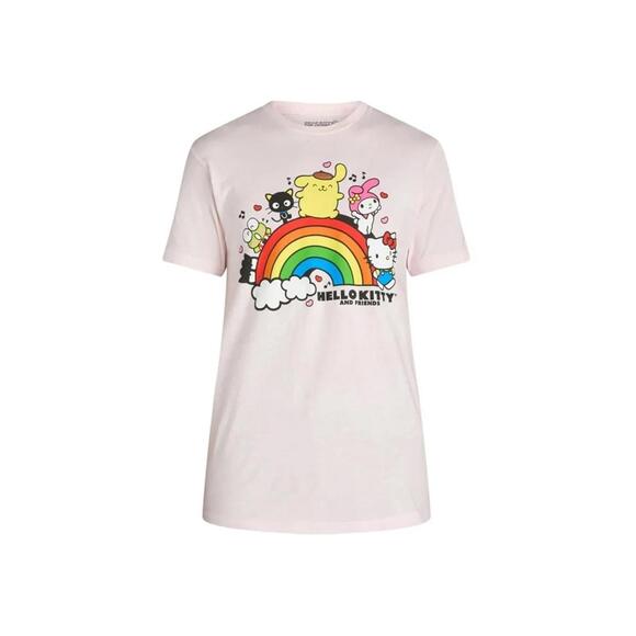 Hello Kitty And Friends Pink Large Shirt (Brand New) - Picture 1 of 2